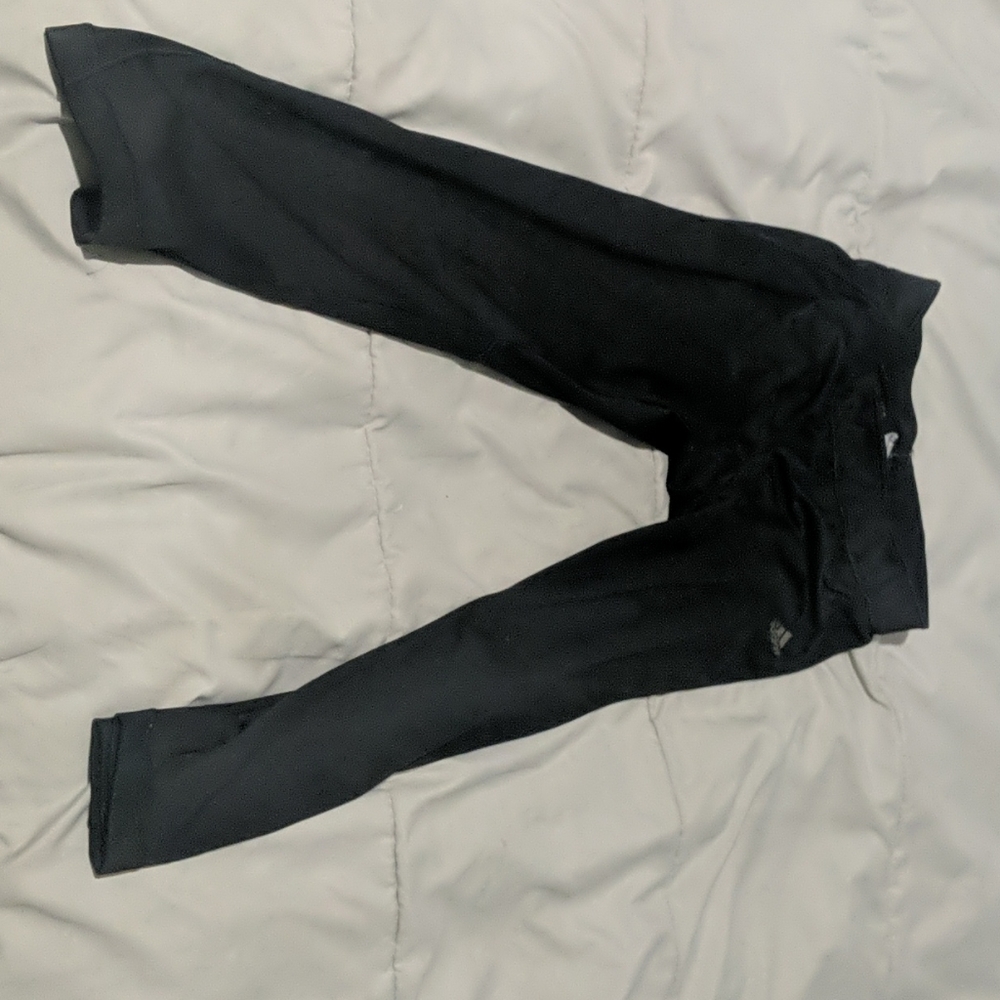Black Adidas croped leggings. NOT FOR SALE .TRADE